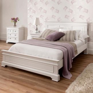 Tempat Tidur Duco Putih Minimalis Stamp