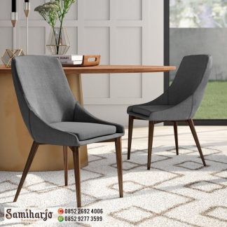 Kursi Makan Cekung - Kursi Cafe Kain Linen Blaisdell (3)