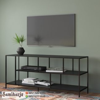 Rangka Besi Industrial Meja TV