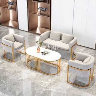 Sofa Tamu Stainless Gold