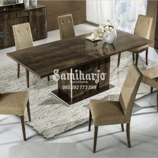 Set Makan Modern Modern Formal Elegan Halus