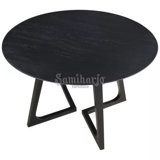 Meja Makan Bundar Valorand Round Scandinavian Modern Solid