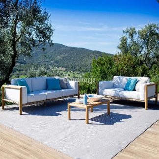 Set Kursi Sofa 3 Dudukan 2 Dudukan Meja