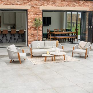 Set Kursi Sofa Outdoor 2 1 1 Meja Utama