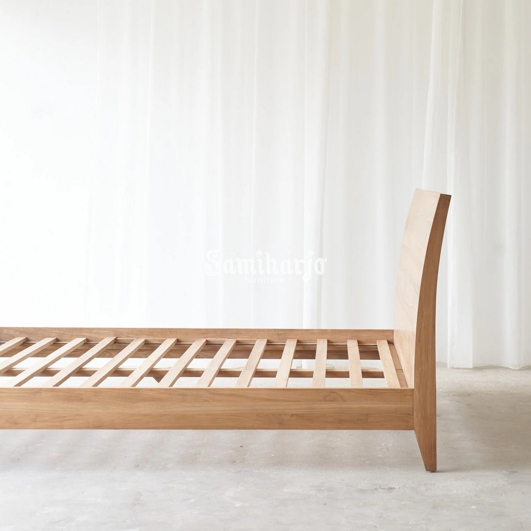 Tempat Tidur Arc Style Scandinavian Modern Kayu Jati - Image 3