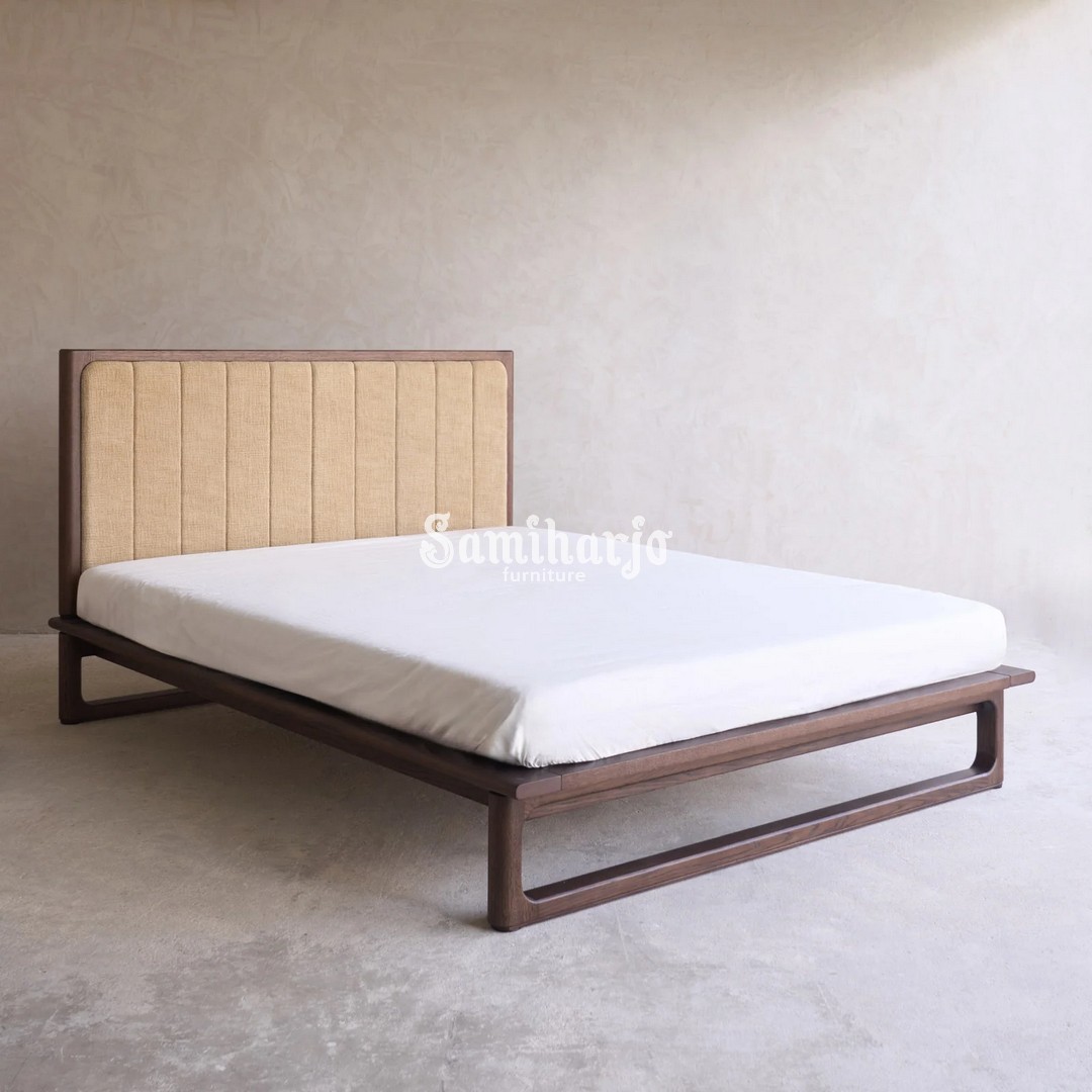 Tempat Tidur Hover Style Resort Modern Upholstered Kayu - Image 4