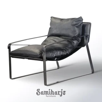 Kursi Lounge Besi Modern Rangka Sled Minimalis 1  title