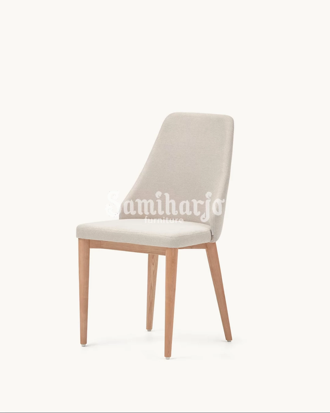 Kursi Makan Contemporary High Back Upholstered Kayu 1 title