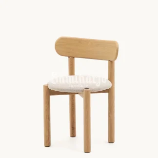 Kursi Makan Nordic Soft Upholstered Kayu Solid 1  title