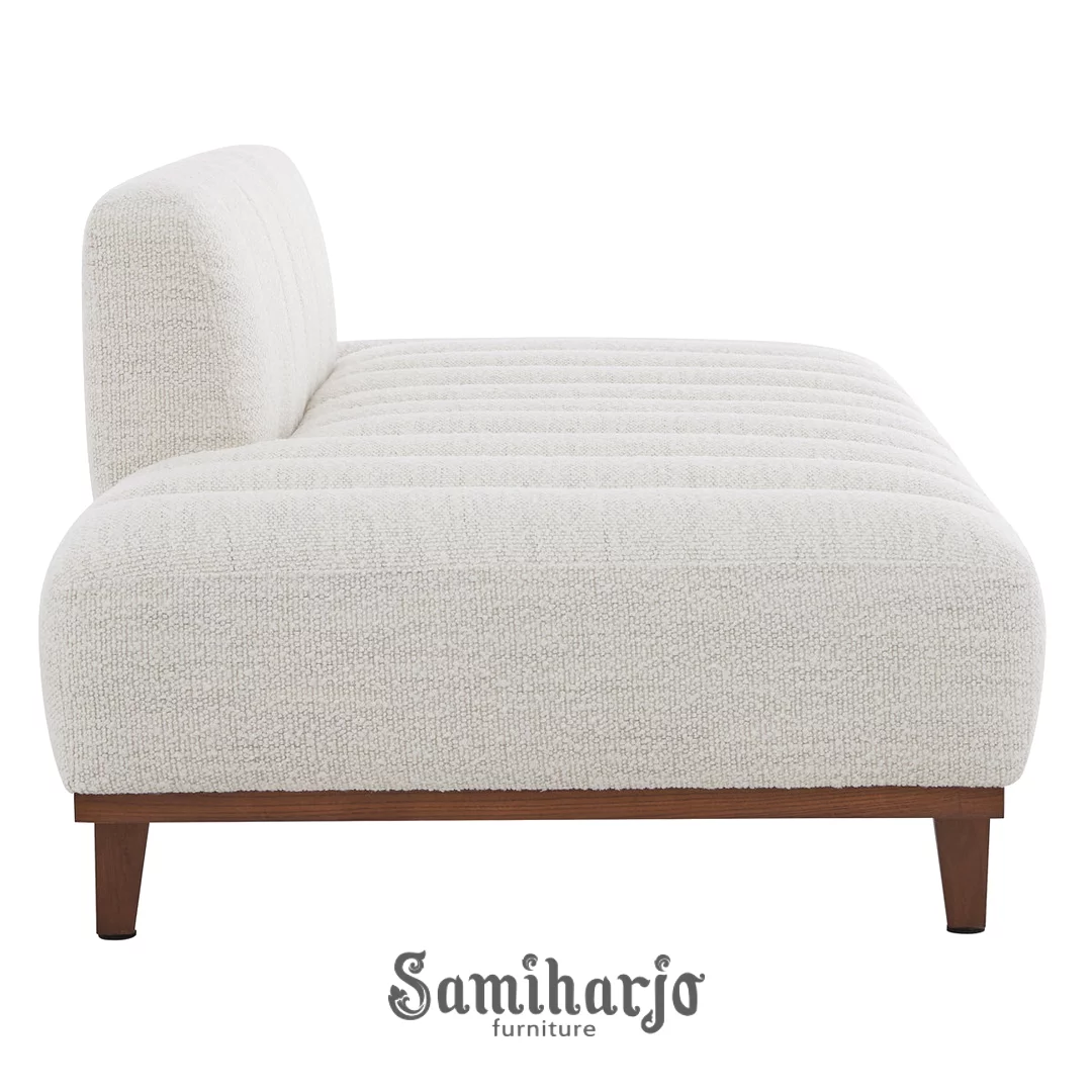 Kursi Santai Kulit Modern Rangka Besi Minimalis - Image 2