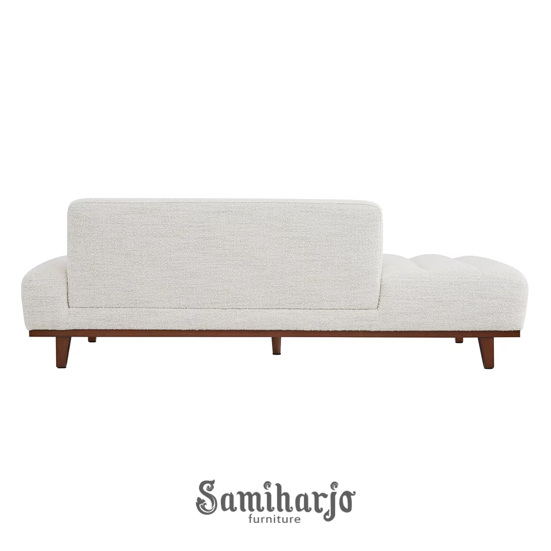 Kursi Santai Kulit Modern Rangka Besi Minimalis - Image 3