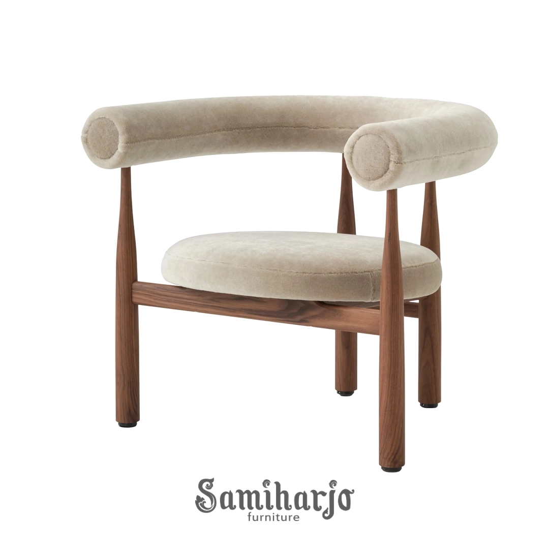 Lounge Chair Sculptural Panel Oval Meja Samping 1 title