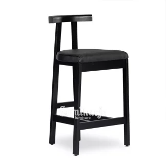 Bar Stool Altara Backrest Minimalist Dudukan Empuk Kayu Solid 1 title