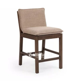 Bar Stool Ravello Linen Sandaran Miring Dudukan Tebal Rangka Kokoh 1 title