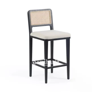 Counter Stool Niro Rotan Frame Lengkung Dudukan Empuk Stabil 1 title