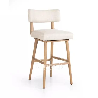 Kursi Bar Lumora Cushion Sandaran Tebal Dudukan Empuk Kayu Solid 1 title