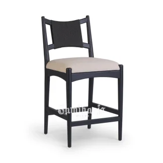 Kursi Bar Zenvara Anyaman Sandaran Lentur Dudukan Empuk Kayu Solid 1 title