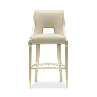 Kursi Tinggi Aurora Eleganza Sandaran Terbuka Rangka Kayu Solid 1 title