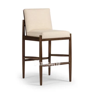 Kursi Tinggi Velmor Sandaran Penuh Dudukan Tebal Kayu Solid 1 title