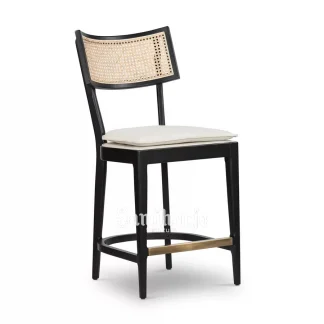 Kursi Tinggi Verona Cane Sandaran Anyaman Kayu Solid 1 title
