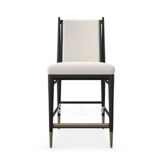 Stool Alvera Siluet Tegas Sandaran Tinggi Rangka Kayu Solid 1 title