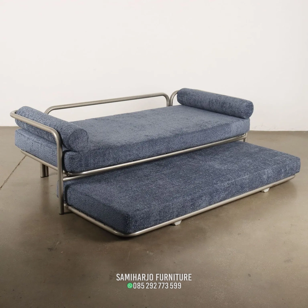 Daybed Stainless Modern Bauhaus Lounge Kontemporer - Image 4