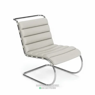 Kursi Santai Putih Tulang Rangka Stainless Cantilever Rapi 1 title